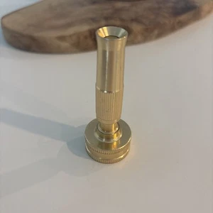 Boquilla de pulverización de jardín de latón macizo 4" boquilla de manguera de agua giratoria ajustable Stock en EE. UU. - Imagen 1 de 3