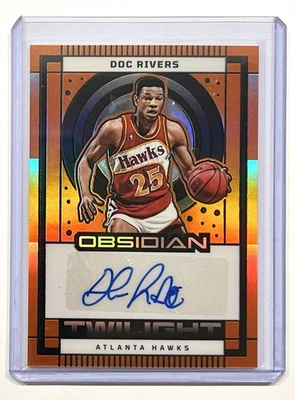 2024 - 25 帕尼尼黑曜石 Doc Rivers 暮光之城电动蚀刻橙色洪水签名 /99 — 第 1/2 张图片