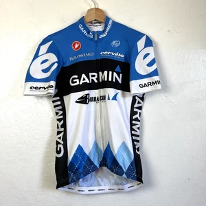 castelli cycling jersey Women’s Size S Blue White Black Full Zip Short Sleeve - Picture 1 of 10