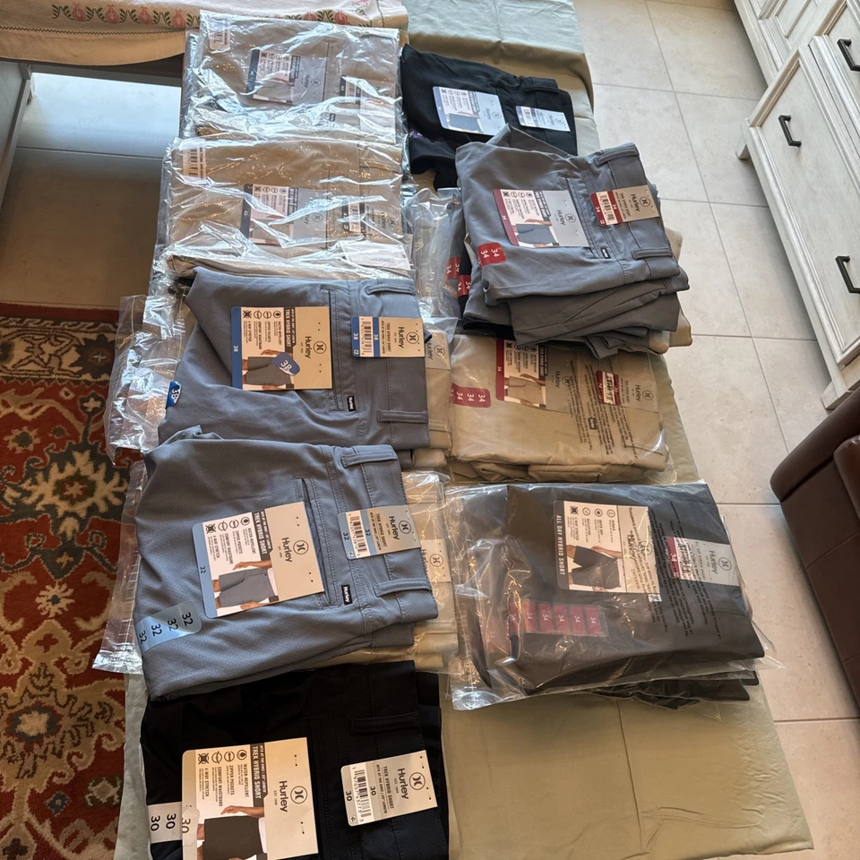 Hurley Men's Trek Hybrid Short Size 34 Black