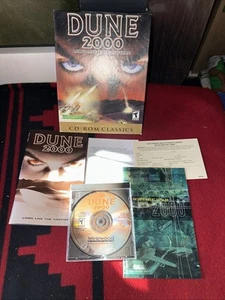 Dune 2000 Long Live The Fighters Big Box 1998 PC Spiel mit Handbuch Box und Disc Cib - Bild 1 von 12