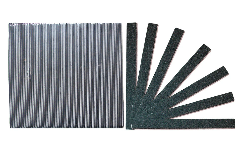 Первоклассные черные квадратные моющиеся пилки для ногтей с зернистостью 100/180 для салонов красоты - Изображение 1 из 1