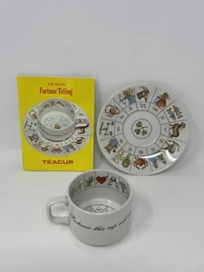 The Taltos Fortune Telling Teacup & Saucer & Instruction Booklet Made In England - Picture 1 of 10