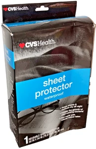 CVS Health Waterproof Reusable Sheet Protector (30”x 34”) Light Blue - Picture 1 of 1
