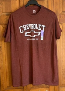 Men's NEW GM Official Product S/S Red Distressed/Worn Look T-Shirt - 2X (50/52) - Picture 1 of 4