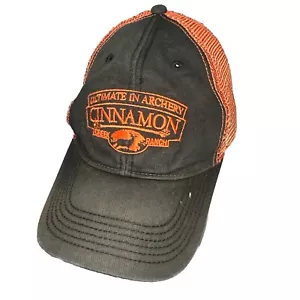 Cinnamon Creek Trucker Cap Baseball Mütze schwarz orange Netzrücken Elchjagd Bogenschießen - Bild 1 von 10