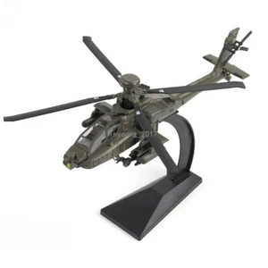 Boeing AH-64 Apache Hubschrauber Modell Die Cast Militär Kampfflugzeugmodell - Bild 1 von 13