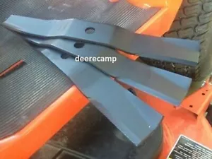 3 blades for Kubota 60" mowers on GF1800, FZ2100, FZ2400 and more 76539-34330 - Picture 1 of 3
