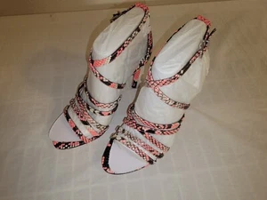 Jessica Simpson Zelta Coral Snake Look Stiletto High Heels - Picture 1 of 4