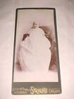 1880S Cabnet Card Of Baby In Long Christening Gown 4" X 8.25" Stevens Of Chicago