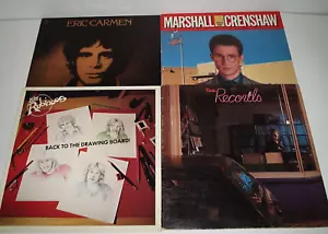 4 LP Power Pop Rock LOT The Rubinoos Marshall Crenshaw Eric Carmen The Records - Picture 1 of 10