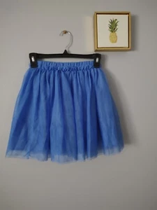 The Children Places Tutu skirt girl 5/6. color Blue Good Condition Elastic Waist - Picture 1 of 4