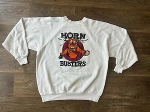 Vintage 80’s Texas A&M Longhorn Demütigung Horn Buster Crewneck Gr. L - Bild 1 von 7