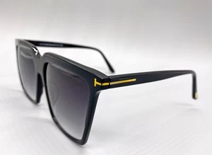 Neu Tom Ford SABRINA-02TF0764 01B 53_16 140.2 Damensonnenbrille. Kein Koffer - Bild 1 von 7