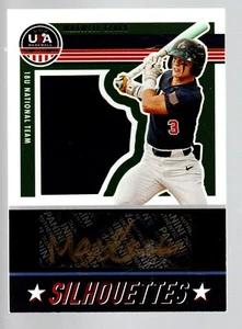 2023 USA Stars & Stripes Auto Jerseys Black Gold #SIL-MC Maxwell Clark 75/85 - Picture 1 of 1