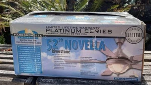 Harbor Breeze 52” Riverstone Novella Ceiling Fan New Open Box - Picture 1 of 7