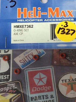 HeliMax HMXE7362 O-Ring Set: AXE CP NewInPack USA Shipped - Image 1 of 3