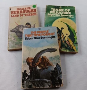 Edgar Rice Burroughs x8 Paperback Books Ace Science Fiction 1960s Bundle - Picture 1 of 16