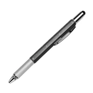 Multifunction 6in1 Screen Stylus Ballpoint Pen + Ruler Screwdriver Tool - Picture 1 of 16
