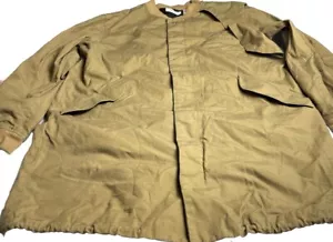 Giacca cappotto lungo uomo Helmut Lang taglia XL fondo di magazzino marrone oliva bottoni a pressione - Foto 1 di 13