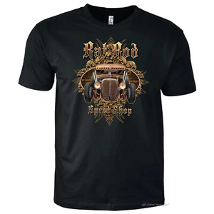 Camiseta Hot Rod Vintage Roadster Oldtimer Personalizada Motociclista Retro *1077 - Imagen 1 de 2