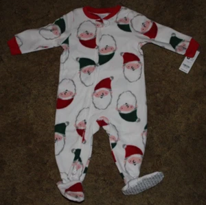 Unisex Carter's NWT Santa sleep and play size 12 months - Picture 1 of 1