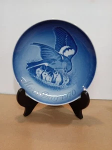 1970 Mother's Day Collector Plate Bing & Grondahl B&G, Denmark, Bird and Chicks - Picture 1 of 1