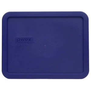 Cubierta de repuesto para almacenamiento de alimentos rectangular azul marino Pyrex 7211-PC - Imagen 1 de 2