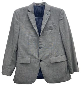 Abrigo Deportivo Indochino Hombre 38 S Gris Semi Estructura 2 Botones Informal - Imagen 1 de 3
