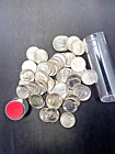 1955S+Roosevelt+Dimes+90%25+SILVER+Brilliant+Uncirculated+50+Coin+%245+BU+Roll+-+2