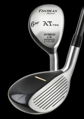 Hybrid Golf Club #6 (30 Degree) w/ Patented Shot Accuracy Technology - by THOMAS - Image 1 of 3