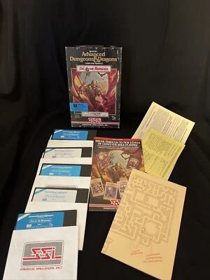 RARE IBM Advanced Dungeons & Dragons Eye of the Beholder PC Game 5.25” 1991 - Image 1 of 3