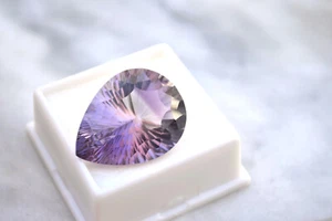 34.42 Carat Fancy Pear Cut Amethyst - Picture 1 of 4