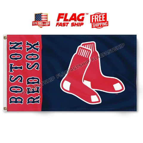 Boston Red Sox 3x5 FT Banner Flag Logo Grommets Fast FREE Shipping US Seller Cover