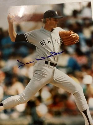 Foto 8x10 firmada autografiada por Joe Niekro de los Yankees de Nueva York Foto 1 de 2