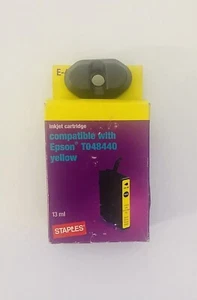 Staples Epson compatible Ink Cartridge T048440 Yellow E-41, 13ML New/sealed - Picture 1 of 1
