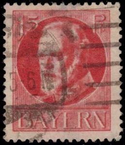 BAVARIA 100 - King Ludwig III "Wartime Printing" (pa8162) - Picture 1 of 1