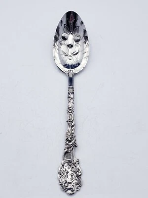 Versailles por Gorham cuchara de bayas esterlinas diseño de fruta perseguida a mano en tazón 13371 Foto 1 de 4