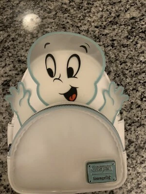 Mini Mochila Loungefly Universal Casper The Friendly Ghost Lets BE Friends - Nueva con Etiquetas Foto 1 de 4