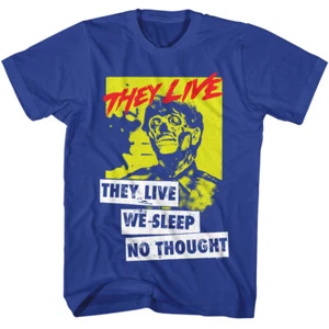 John Carpenters Horrorfilm They Live We Sleep No Thought Herren T-Shirt - Bild 1 von 5