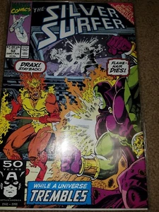 Silver Surfer #52 1991 Infinity Guantlet Drax vs Firelord Ron Marz Ron Lim/ - Imagen 1 de 4
