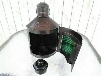 Beautiful Metal starboard ship oil lamp nautical New maritime boat light Lantern - Image 1 of 4