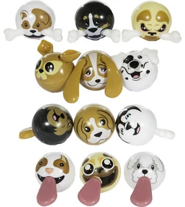 Party Favors - Set of 12 Puppy Tuggers Cute Dog Figurines w/ Stretchable Parts - Picture 1 of 3