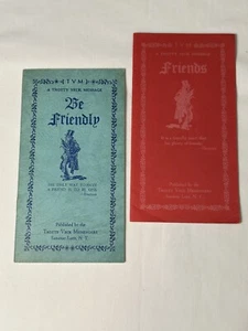 2 Vintage Trotty Veck Message Messengers Booklet Lot "Be Friendly" & "Friends" - Picture 1 of 8