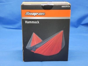 Snap-On Tools SSX21P114 Hammock 210T Nylon 106" x 55" - Black / Red - NEW in Box - Picture 1 of 9