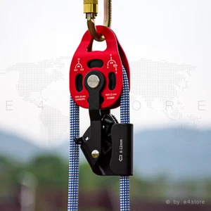 Progress Capture Pulley Heavy Hauling Lifting Self Locking Device 8-12mm Rope - Picture 1 of 7