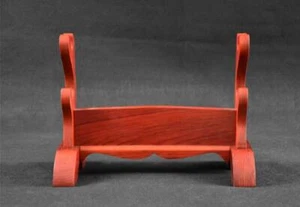 Redwood Samurai Sword Wakizashi Katana Holder Stand Bracket Assembly Rack 2 Tier - Picture 1 of 4