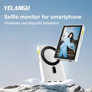 YELANGU TP01 Wireless Phone Monitor Screen Rear Selfie Camera Vlog Live Stream - Picture 1 of 6