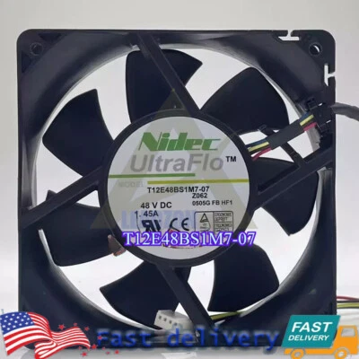 1PCS T12E48BS1M7-07 NEW Nidec 48V 1.45A 120*120*38mm Cooling Fan Fast shipping - Image 1 of 4