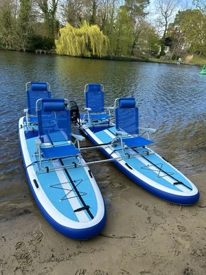 Katamaran 4 Pers | Motorboot mobil | aufblasbares Boot 50 kg - Bild 1 von 4